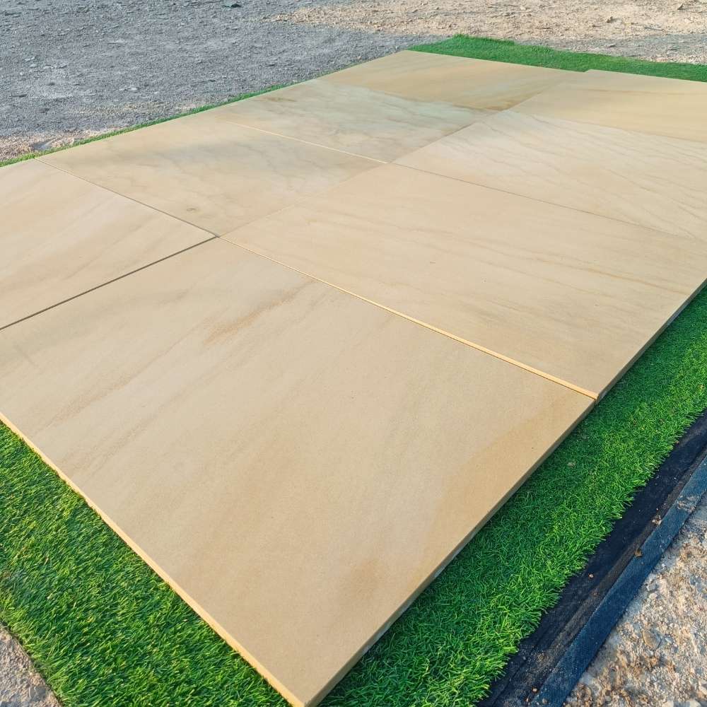 Fossil Min Sadnstone Paving
