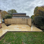 Fossil Mint Smooth Sandstone 600x900 Sawn Edged Paving Slabs