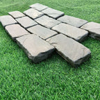 Kandla Grey Tumbled Sandstone 100X200 Block Setts