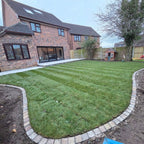 Raj Green Tumbled Sandstone 100X100 Square Setts