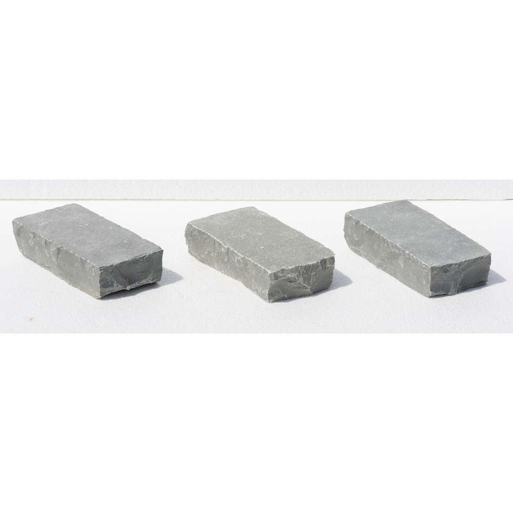 Kota Blue Riven Limestone 100X200 Block Setts