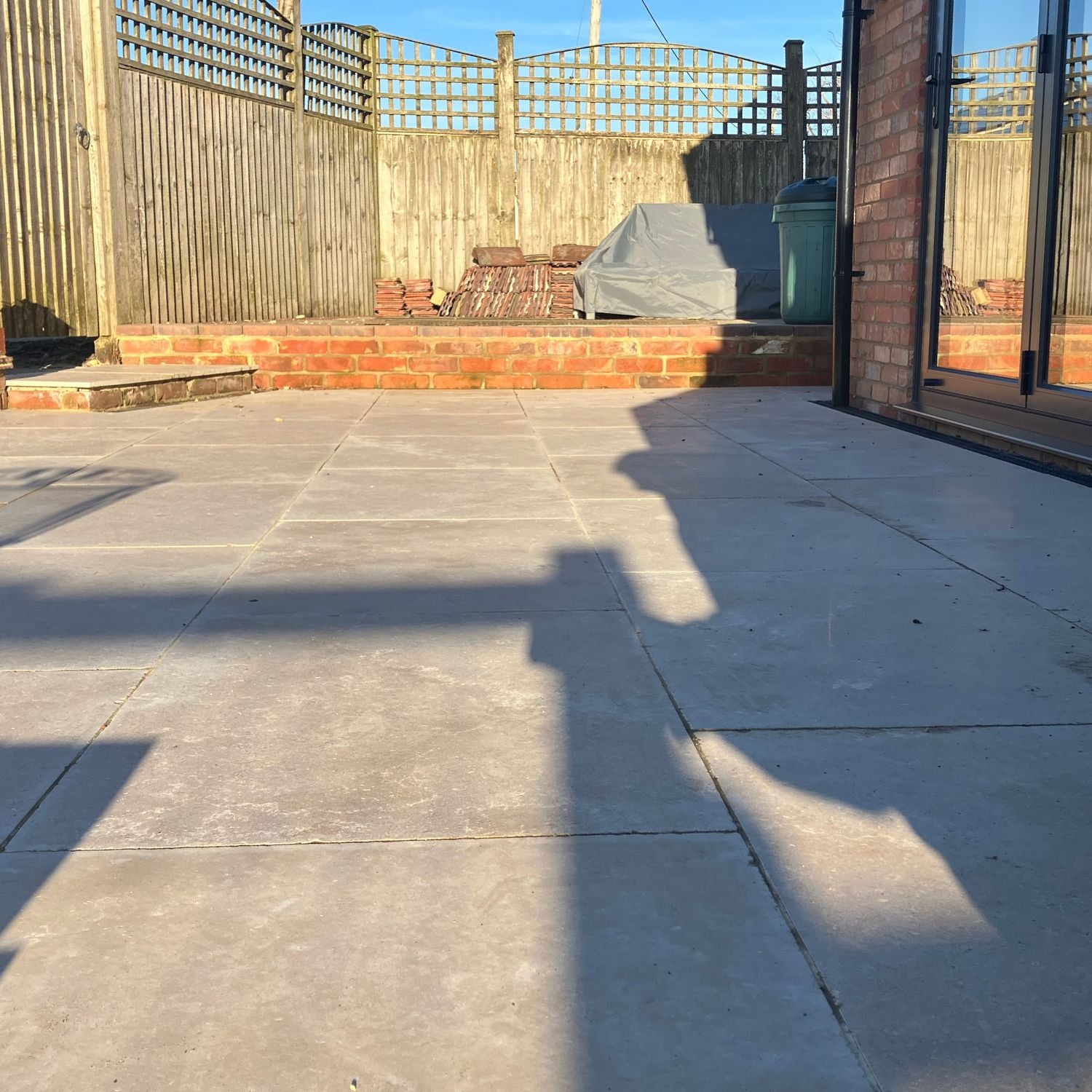 Sahara Pearl Tumbled Limestone 600x900 Paving Slabs