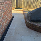 Sahara Pearl Tumbled Limestone 600x900 Paving Slabs