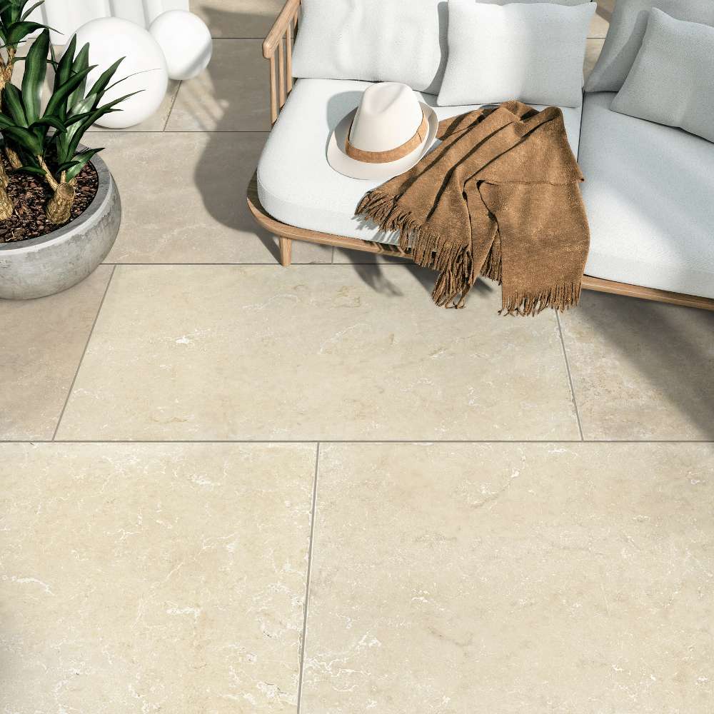 Egyptian Limestone 600x900 Outdoor Porcelain Paving