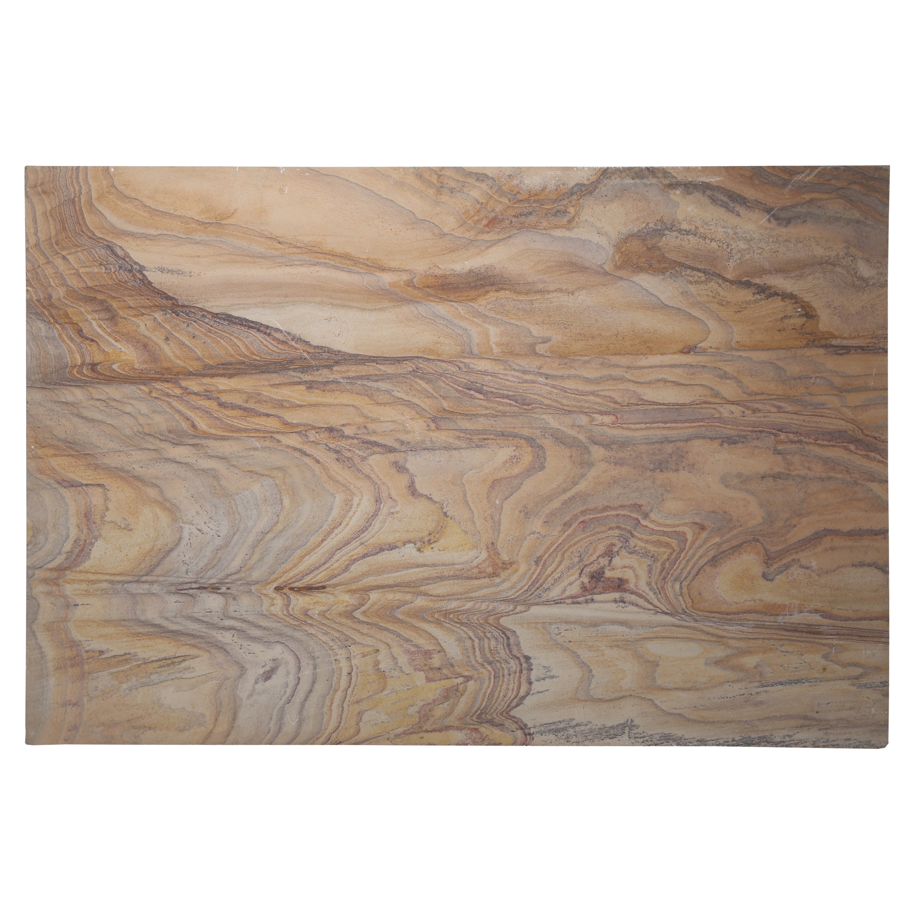 Rainbow Smooth Sandstone 600x900 Sawn Edged Paving Slabs