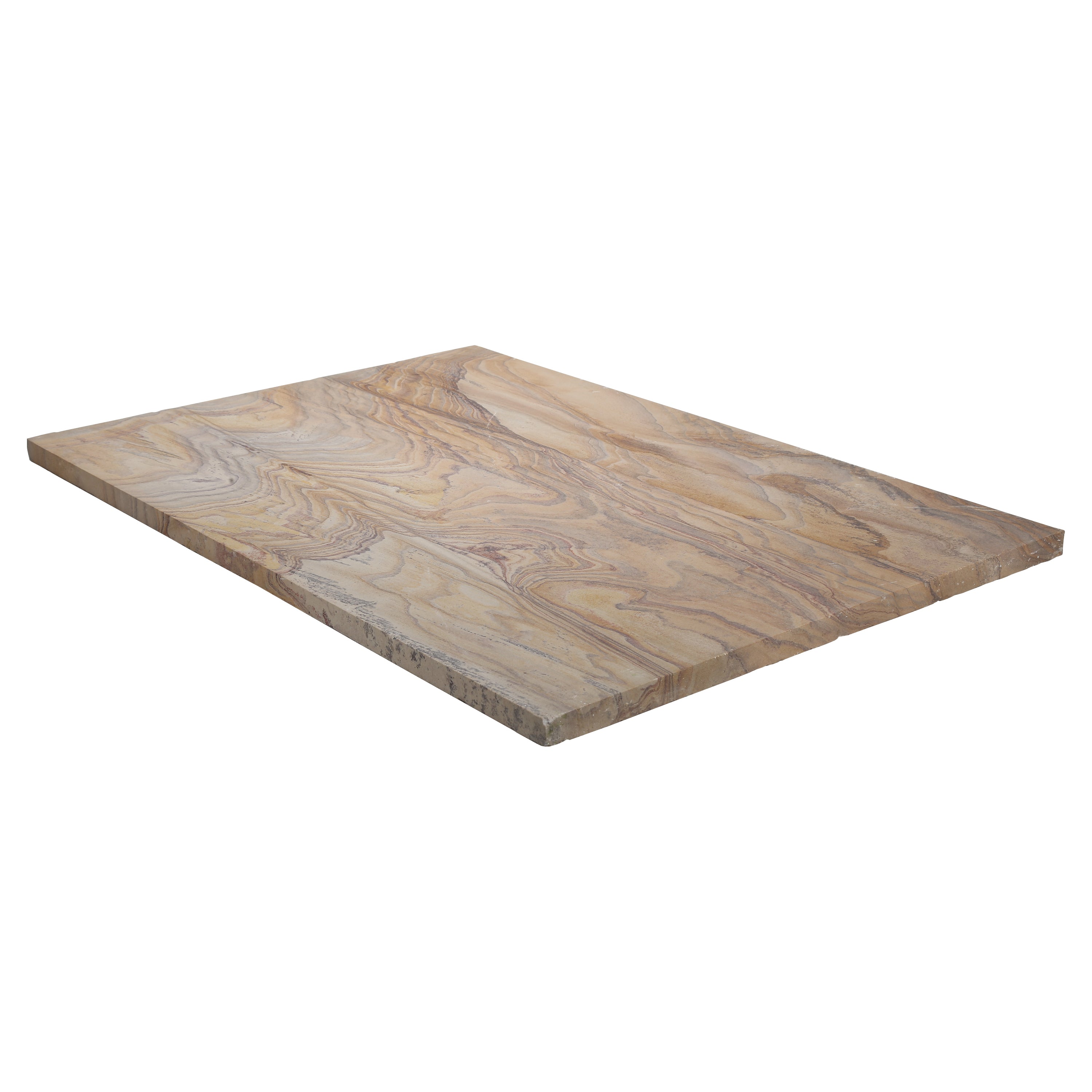 Rainbow Smooth Sandstone 600x900 Sawn Edged Paving Slabs