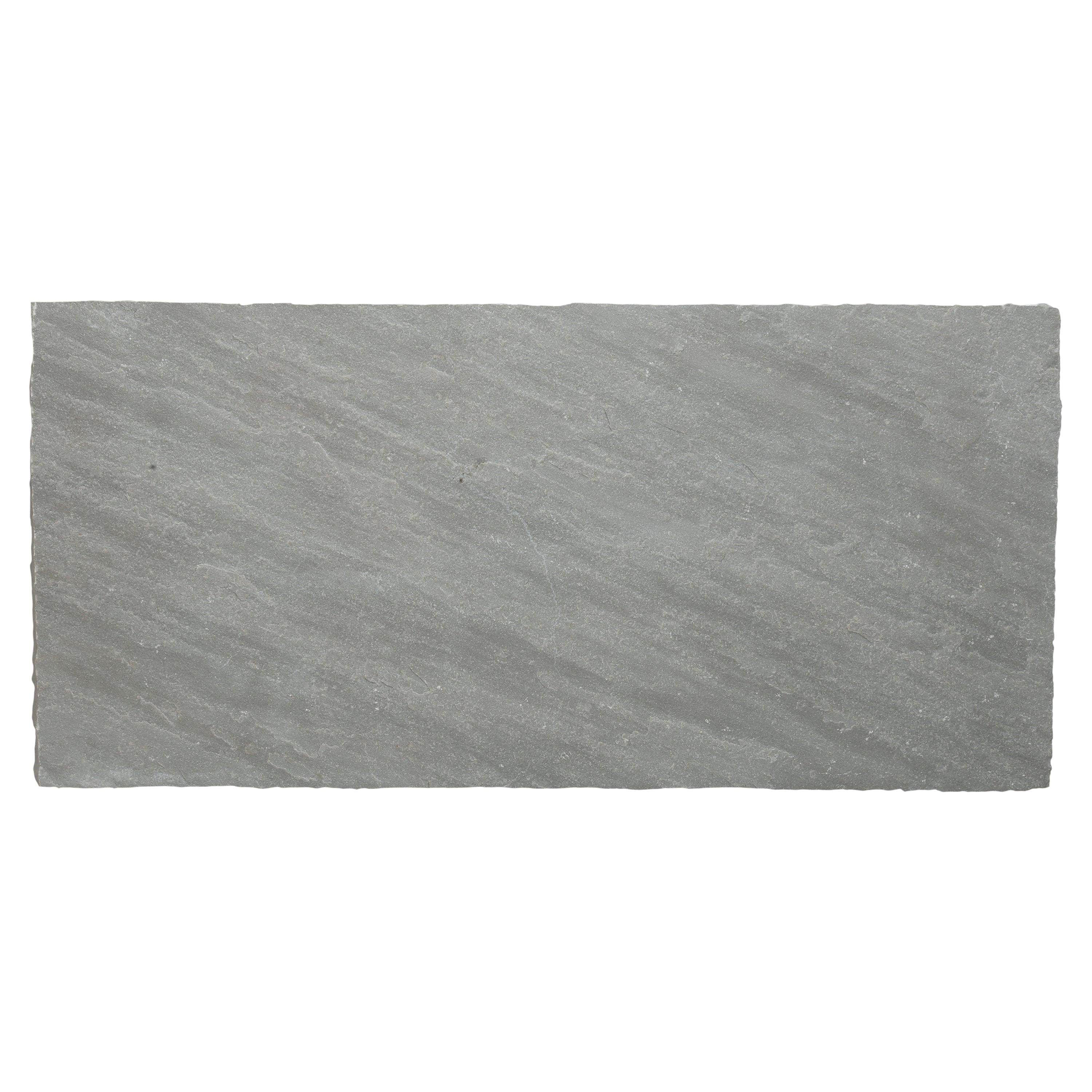 Kandla Grey Riven Sandstone 600x290 Paving Slabs - 18mm