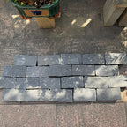 Black Basalt Riven 100X200 Block Setts