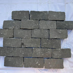 Black Basalt Riven 100X200 Block Setts