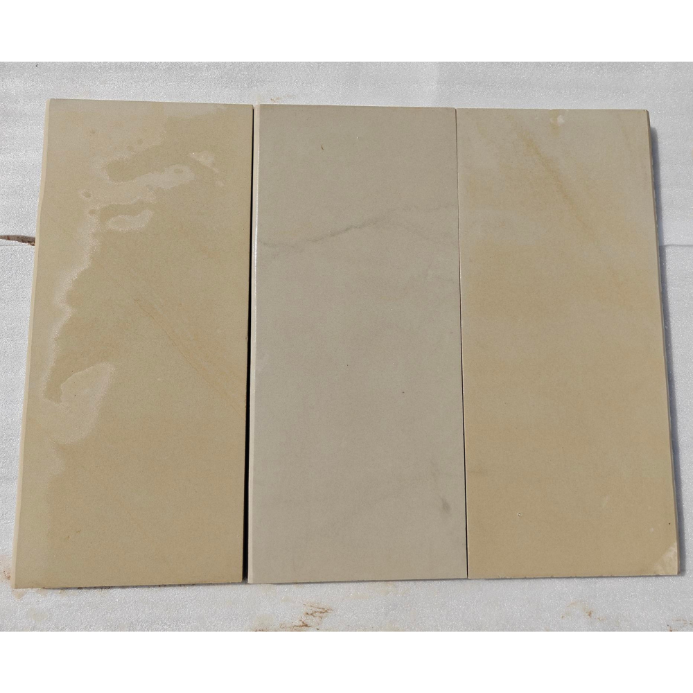 Beige Smooth Sandstone 400x900x40 Bullnose Steps