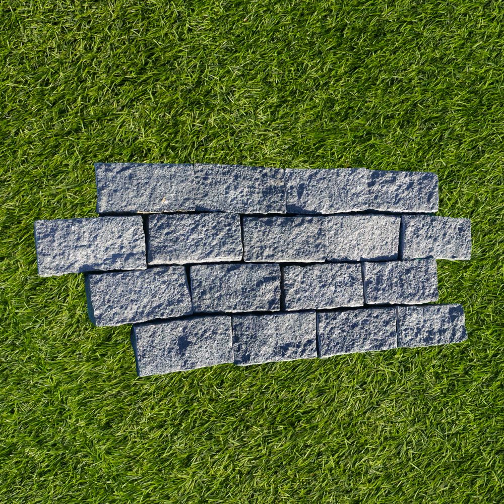 Black Riven Granite 100X200 Block Setts