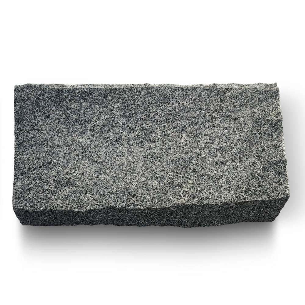 Dark Grey Riven Granite 100X200 Block Setts