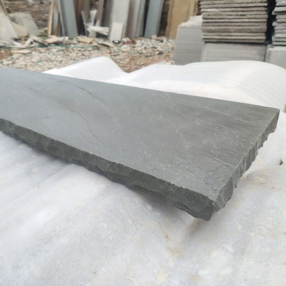 Kandla Grey Riven Sandstone 900x400x40 Coping / Steps