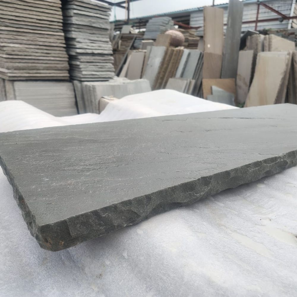 Kandla Grey Riven Sandstone 900x400x40 Coping / Steps