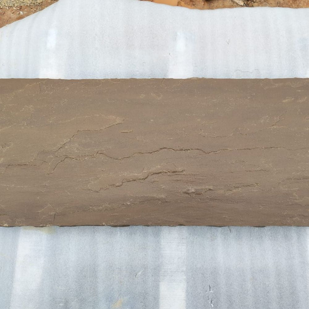 Raj Green Riven Sandstone 900x400x40 Coping / Steps