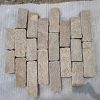 Raj Green Tumbled Sandstone 215x100 Walling