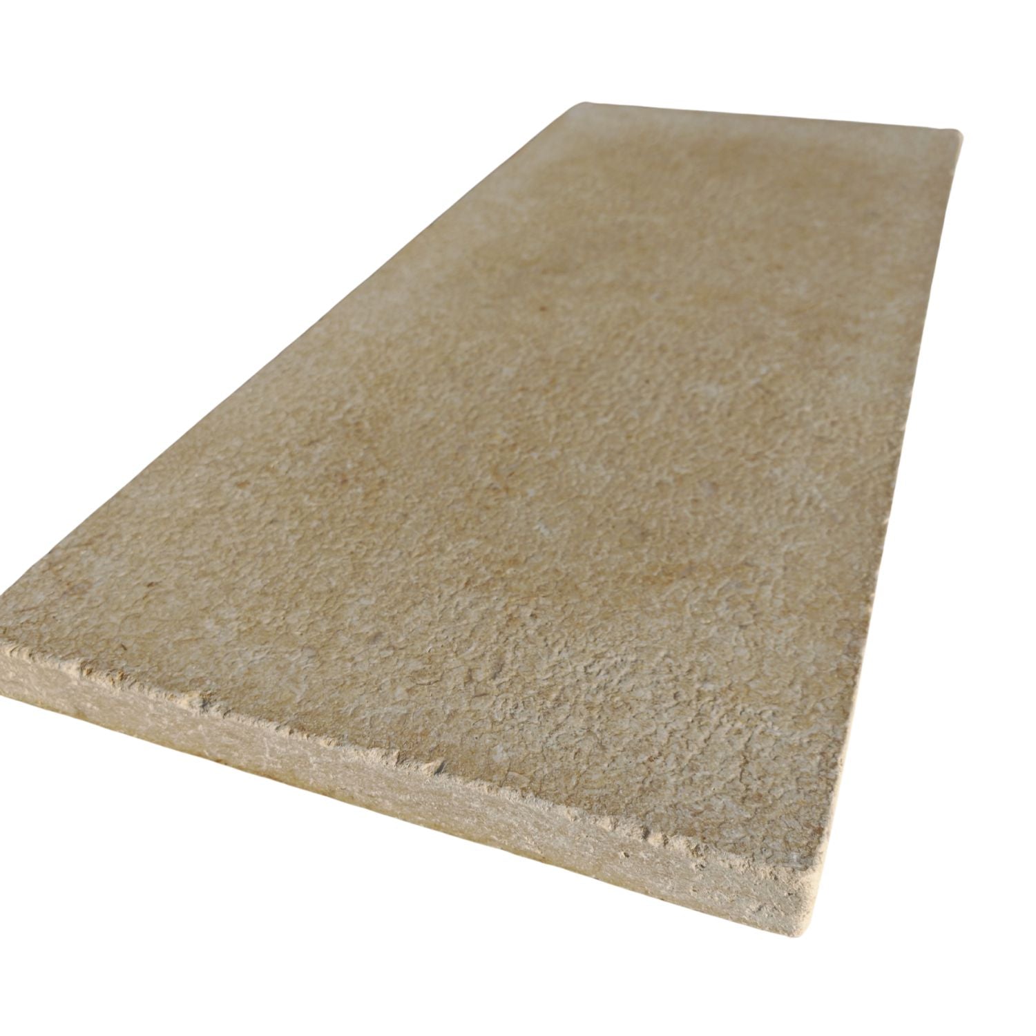 Sahara Beige Tumbled & Acid Washed Limestone 400x900x40 Steps