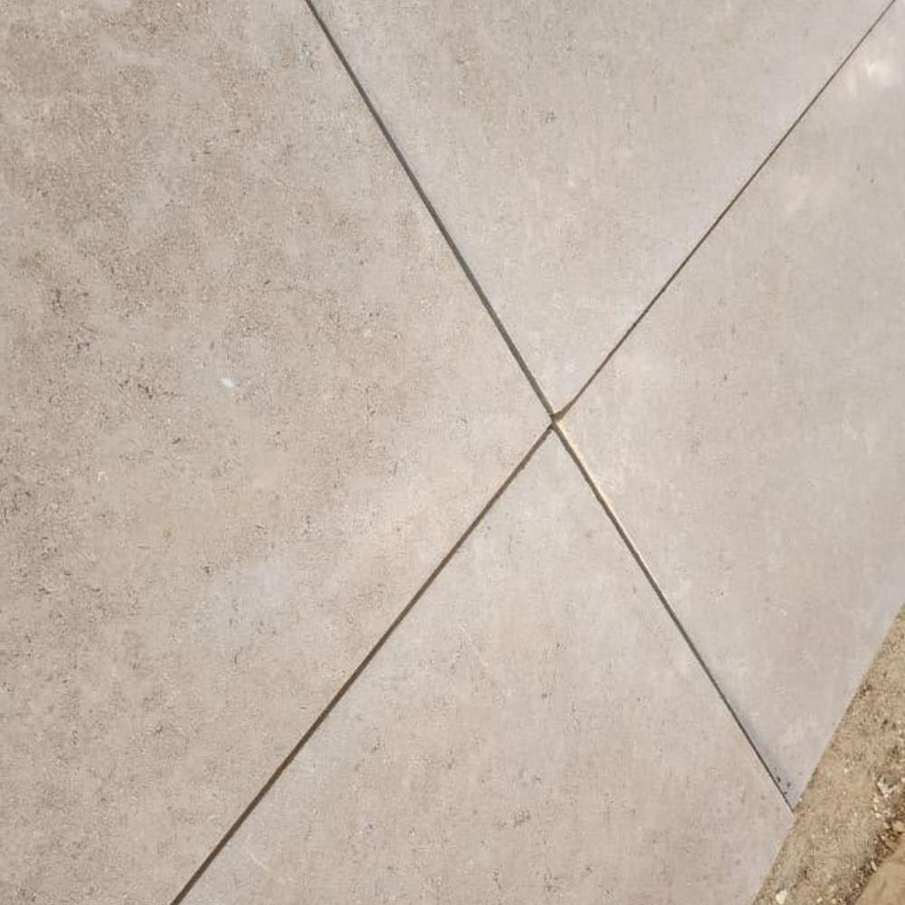 Sahara Pearl Tumbled Limestone 600x900 Paving Slabs