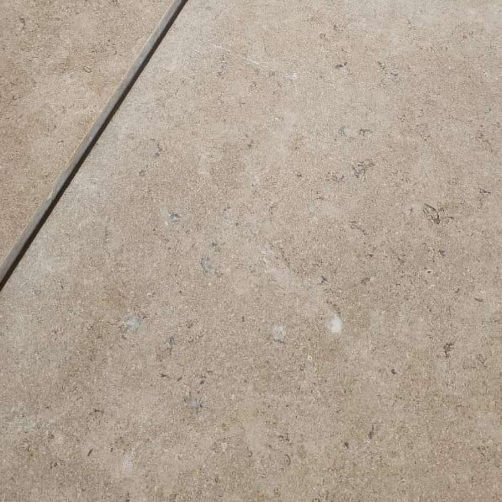 Sahara Pearl Tumbled Limestone 600x900 Paving Slabs