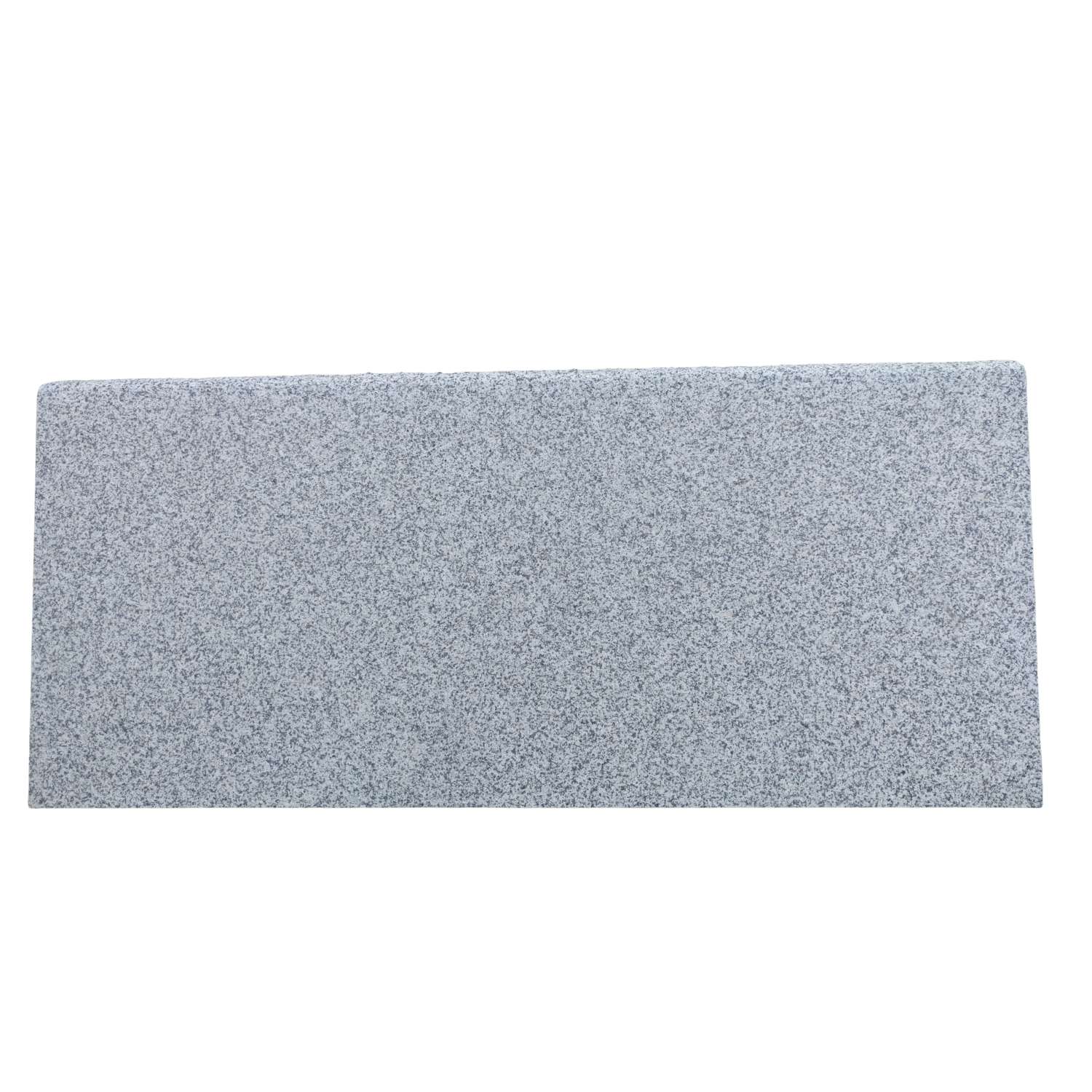 Silver Grey Flamed Granite 400x900x40 Bullnose Steps