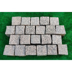Light Grey Riven Granite 100X100x100 Square Setts