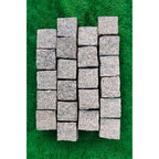 Light Grey Riven Granite 100X100x100 Square Setts