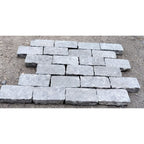 Tandur Grey Tumbled Limestone 100X200 Block Setts