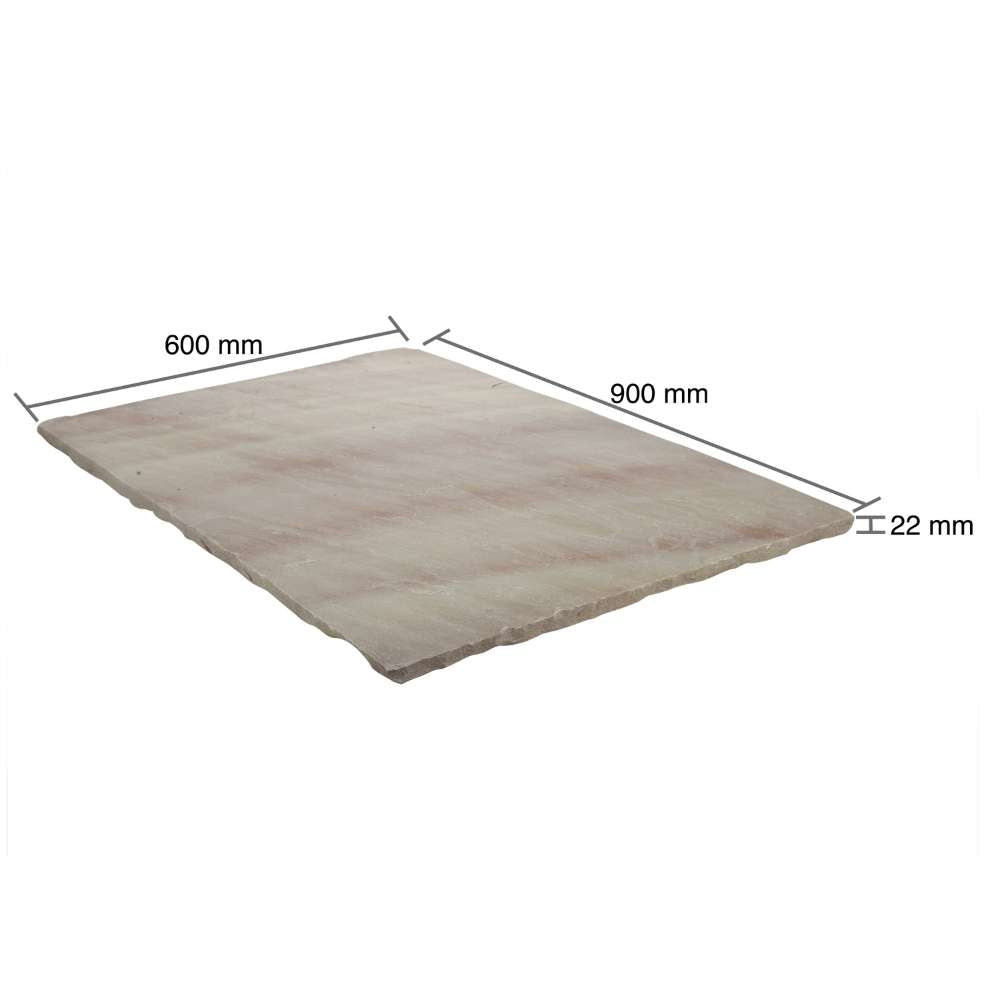 Ravina Riven Sandstone 600x900 Paving Slabs