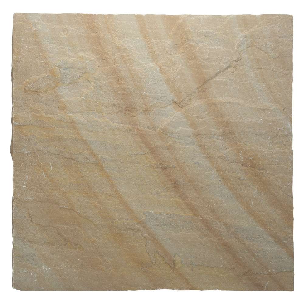 Rippon Buff Riven Sandstone 600x600 Paving Slabs – Stonewise